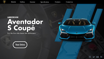 Lamborghini Poster Design cardesign graphic design posterdesign