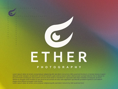 photography Logo Design - Ether Photography cameralogo creativelogo eagle eyelogo featherlogo logo logoart logodesign logogrid logoinspiration logomaker logomark logonew logopassion logoprocess logos photographlogo