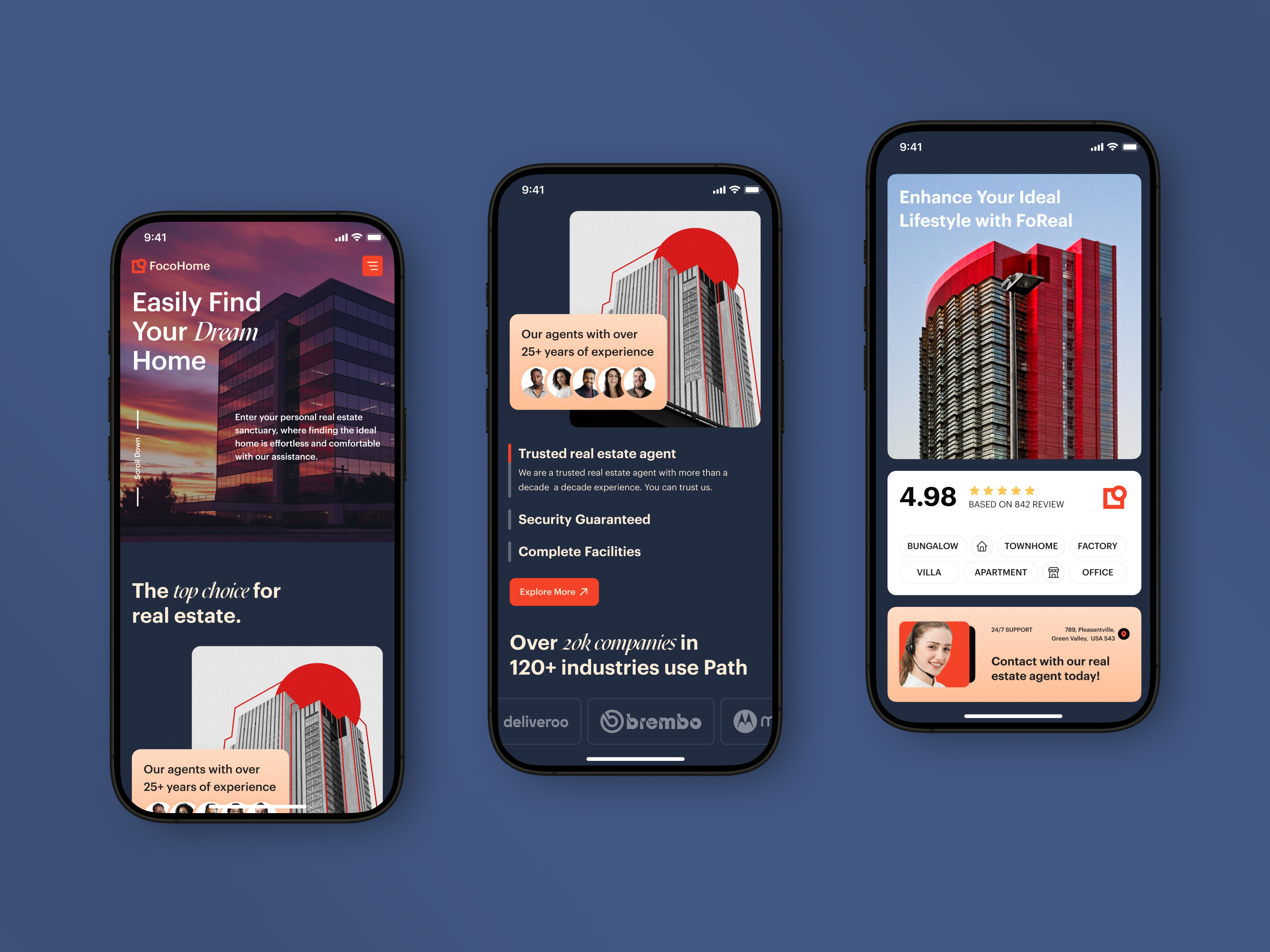 Example of Property Management App Design