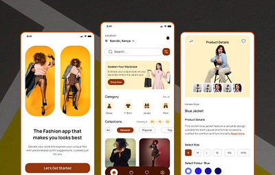 E-commerce app design ecommerce product design ui uiux visual design