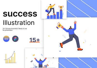 Business Success Illustration 3d animation branding business design graphic design illustration illustration human illustration man illustration success illustrationdesign logo motion graphics success man typography ui ux vector visualstorytelling website