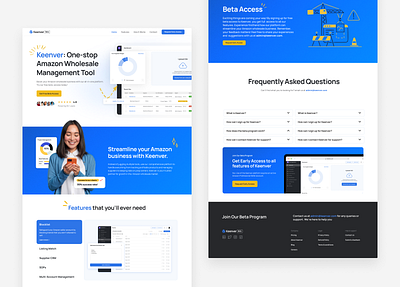 Management Tool Website design design concept landing page ui ux web web design