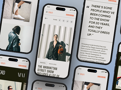 Magzy - Stories Details Page Mobile Responsive article big typography business clothing digital fashion image lifestyle magazine marketing media news quote responsive retro swiss style ui ux vintage website