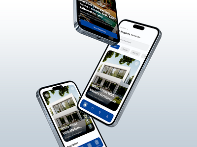 Real Estate App Design app design design development figma mobile app photoshop real estate ui ux