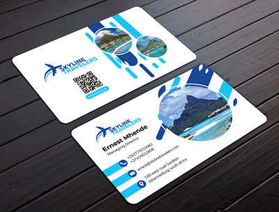 Business Card brand brand identity brand mark branding and identity business card business card template businesscard corporate branding corporate business card corporate identity envelope letterhead stationary stationery tourism travel business card traveling vacation visiting card visual identity