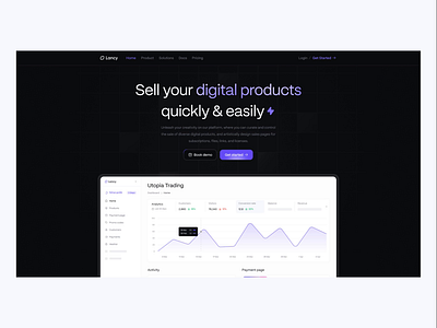 Landing page motion animation dashboard landing landing page marketing motion motion graphics payment saas ui uiux web