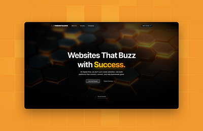 The Digital Hive Website ui