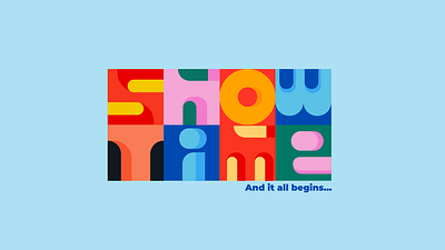 GIF - Show Time 2d animation colourful design flat gif illustration motion graphics