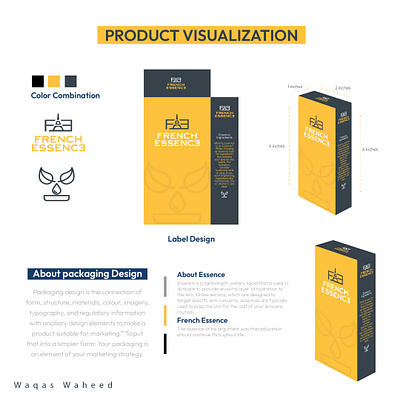 Box Packaging - Product Visualization 3d box branding graphic design logo packaging