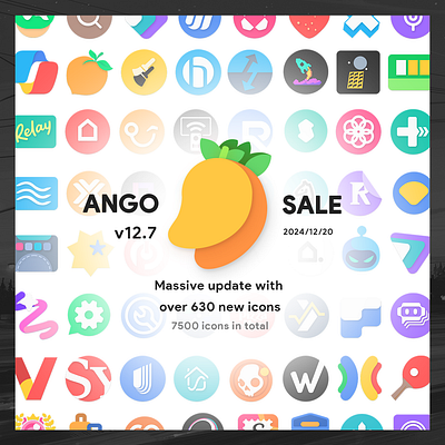 Ango icons ango ango icons design iconpack icons iconset logo sale ui update