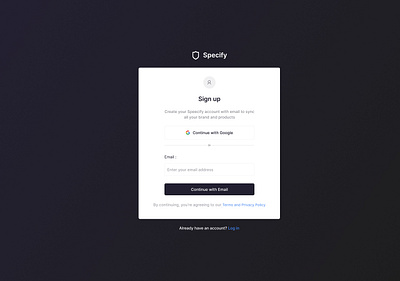 Design Signup page drak version branding design design signup page job portal website landing page landing page ui ux