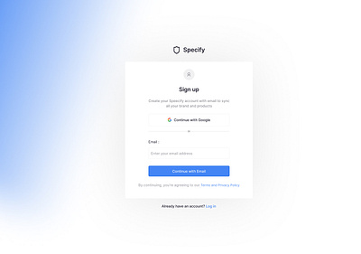 Design Signup page light version branding design signup page light version landing page ui ux