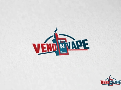 Vend n Vape cigar design logo vape vend