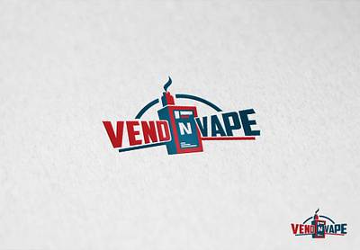 Vend n Vape cigar design logo vape vend