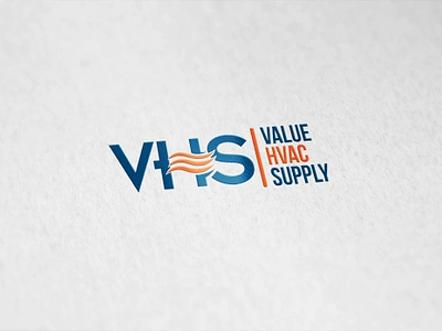 VHS - Value HVAC Supply air conditioner design hvac logo supply value vhs