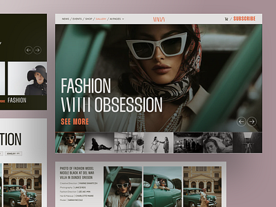 Magzy - Gallery Page article big typography business events fashion image information magazine marketing media news publication retro shop slider swiss style ui ux vintage website