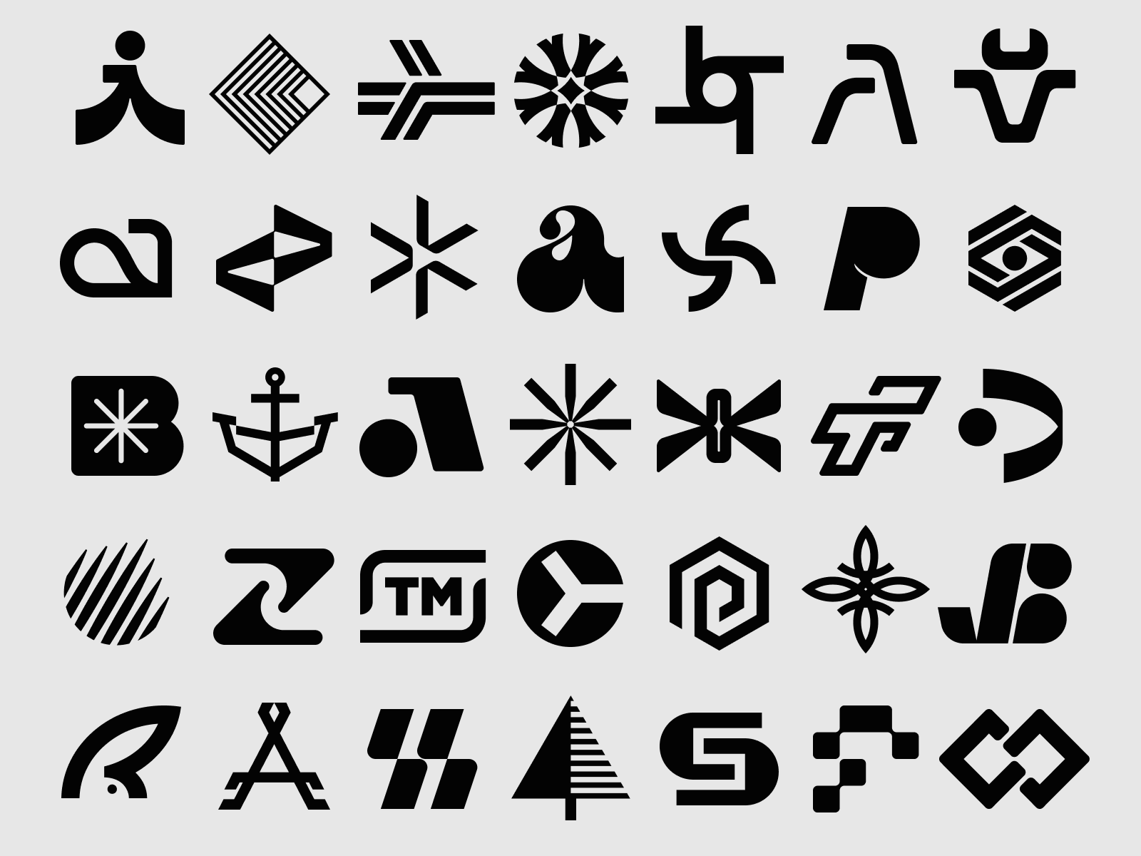 Logos and symbols v.2 bold brand branding business collection company crypto logo logo collection logo design logodesign logotype management minimal powerful presentation simple software strong symbol