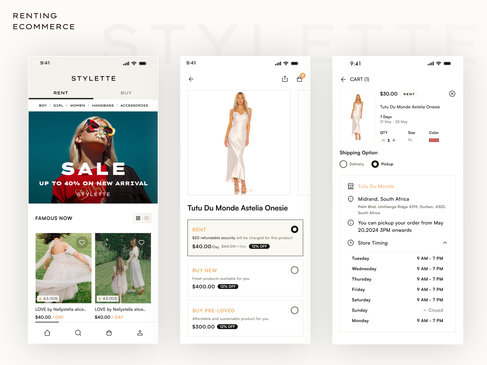 Example of E Commerce Design 
