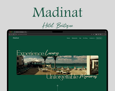 Madinat Hotel® | Branding & Visual Identity 3d animation app branding graphic design hotel logo motion graphics proyect ui website