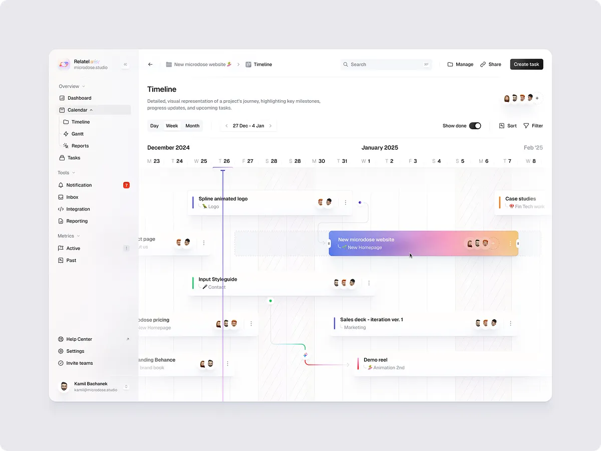 Browse thousands of Timeline images for design inspiration | Dribbble