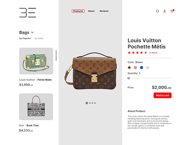 Product Page Design design explore product ui