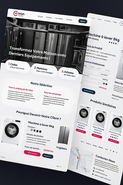 Home Appliance Ecommerce Website design ecommerce ui uiux ux web