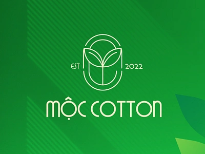 [LOGO DESIGN] MỘC COTTON 3d animation branding design graphic design illustration logo motion graphics vector