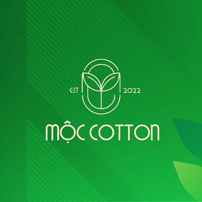 [LOGO DESIGN] MỘC COTTON 3d animation branding design graphic design illustration logo motion graphics vector