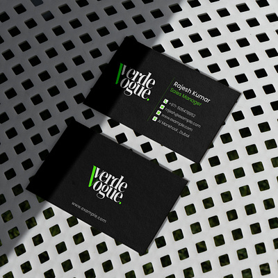 Verde Vogue Business Card business businesscard businesss card graphic design