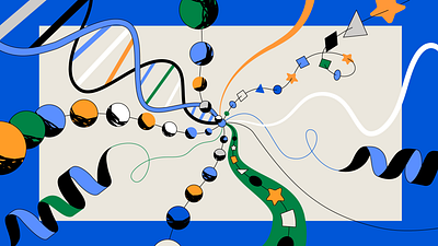 Pitching the style. Protein chain. animation artdirection discovery dna doctors education microscope molecules pitch protein science