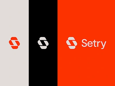 Setry | Visual Identity artificial intelligence branding branding fintech branding icon design identity branding logo design logo design branding orange s letter saas branding saas logo tech logo unused logo visual identity