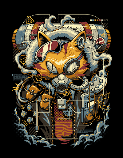 G2G apocalyptic apparel cat clothing commission design fallout festival game gaming graphic design graphicdesign illustration merch merchandise screenprint t shirt t shirtdesign vector