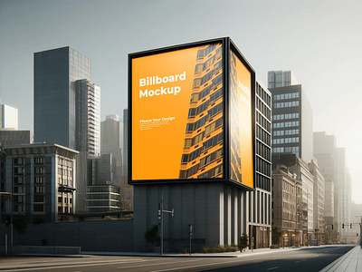 Realistic 3D Billboard Mockup Set | Earvis Design graphic design