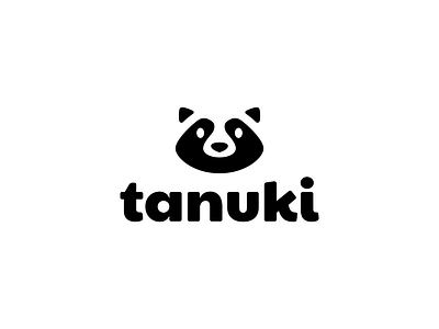 Logo concept animal brand branding design dog elegant graphic design illustration logo logo design logo designer logodesign logodesigner logotype modern negative space negativespace pet raccoon tanuki