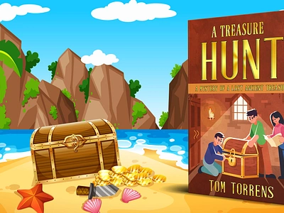 A Treasure Hunt 3d book mockup a treasure hunt book book art book cover book cover art book cover design book cover designer book cover mockup children book cover cover art ebook ebook cover epic epic book epic book covers epic bookcovers epic covers paperback professional book cover