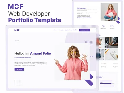 Mydevfolio – One Page Web Developer Portfolio Template bootstrap css3 design designtocodes mydevfolio one page one page website personal personal portfolio portfolio professional portfolio web developer web developer professional