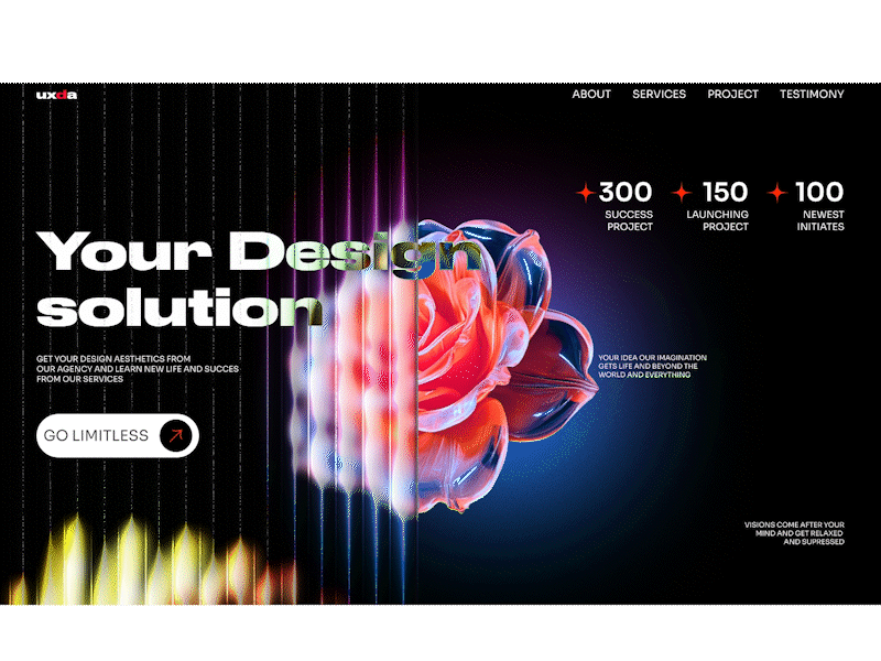 UI Design Of 3d design Solution 3d animation branding graphic design motion graphics ui