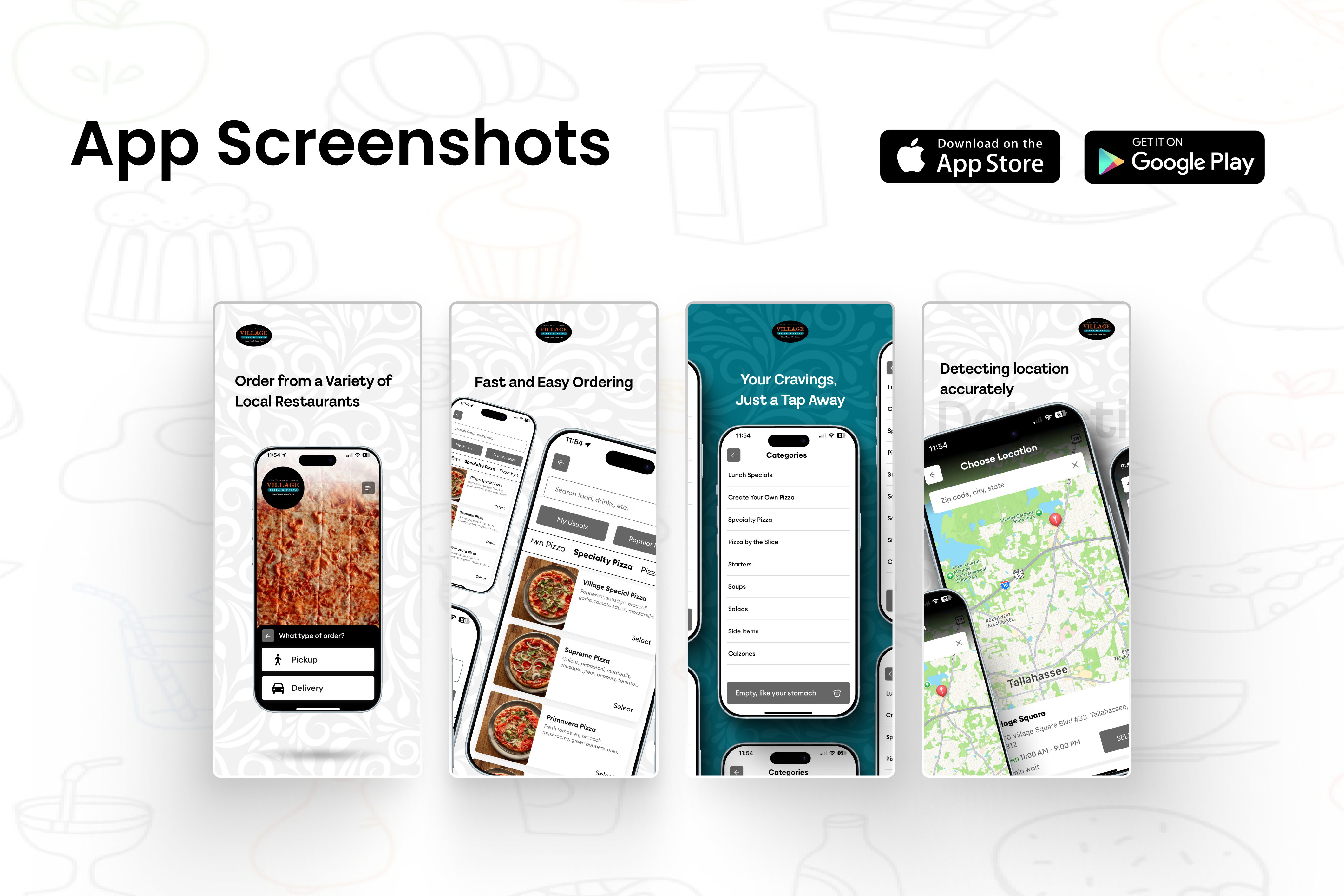 Example of App Screenshots