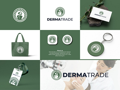 Dermatrade Logo Design abstractlogo avstractlogo beauty beautylogo beautytraining branding businesslogo clothinglogo companylogo customlogo emblemlogo fashionlogo graphicdesigner logo logodesign logodesigner maskotlogo monogramlogo traininglogo womenlogo