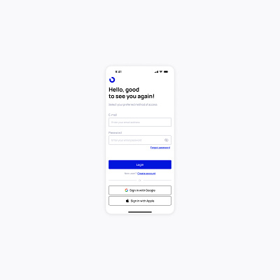 Login page dailyui dailyui signup mobile ui ux