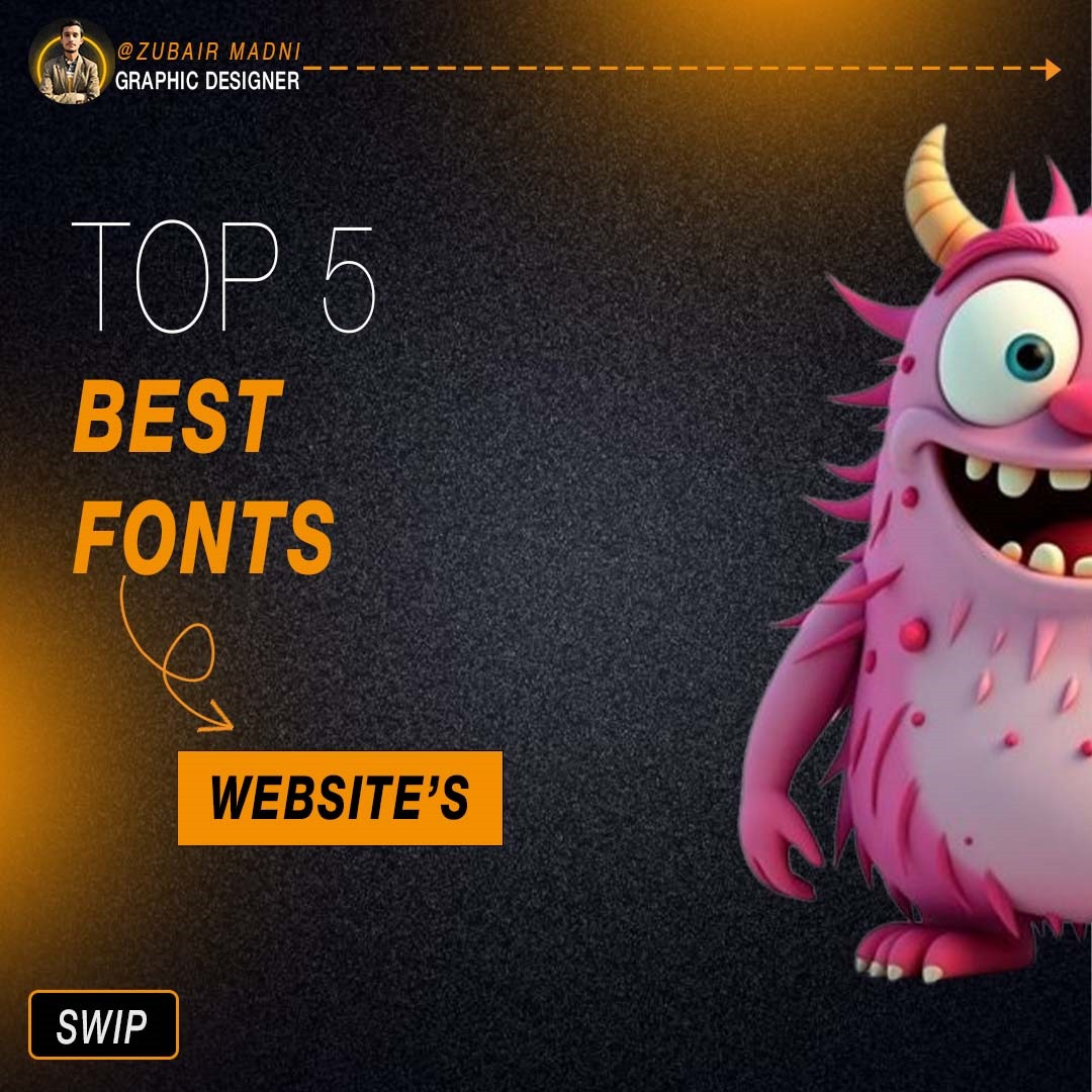 Example of Top 5 Fonts Posts
