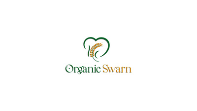 Organic Swarn Rice Brand Logo Design sustainable design