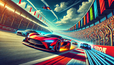 A 3D Journey into Racing Dynamics 3d 3d art 3d design art behance blender car racing cars concept art design digital art digital illustration dribbble graphic design illustration modeling render rendering