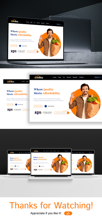 Imtiaz Hero Banner design figma ui ui design ui ux ux design web design