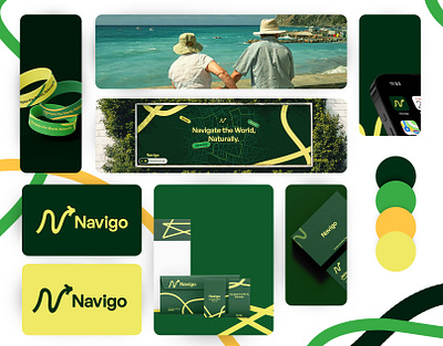 Navigo - Travel & Tourism Brand Identity ads design brand identity branding graphic design logo tourism branding tourism logo travel agency branding travel logo visual identity