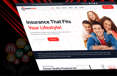 Insurance Landing page UI Desing autoinsurance businessinsurance claimprocessing globalinsurance healthinsurance homeinsurance insuranceagent insuranceforal insurancepolicy insurancetips lifeinsurance peaceofmind policyholder secureyourlife smartinsurance worldwidecoverage