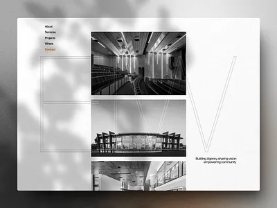 Architecture Firm Hero Redesign branding graphic design hero section web design