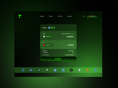 Crypto Bridge Design graphic design ui ux