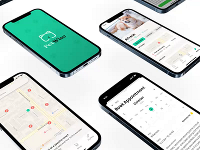 PetWise booking mobile app pets ux