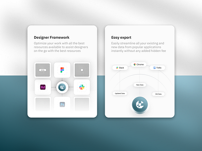 Bento Cards - Features bento bento card bento cards branding creative design devdock illustration minimal ux ux design web web app